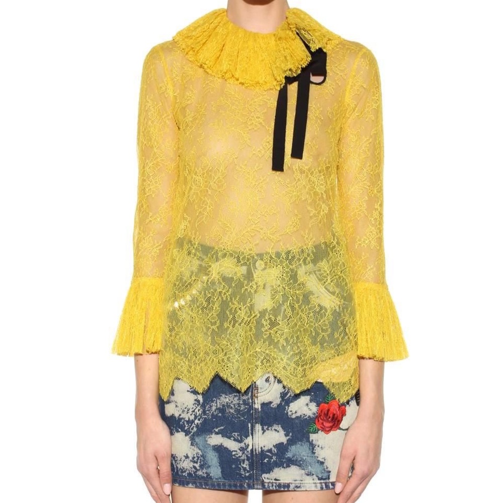 NWT GUCCI Lace Blouse